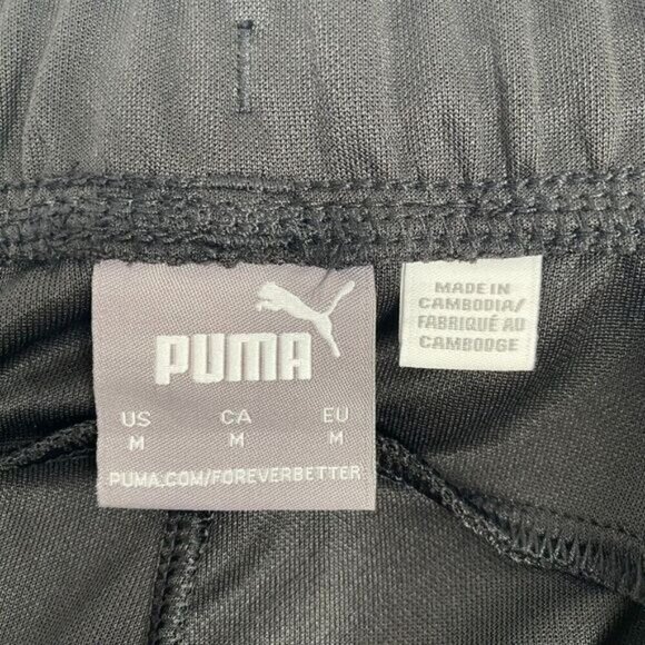 Puma Men Drycell Active Tricot Pants Training Black Run Slim Fit Size M NEW - Picture 3 of 12